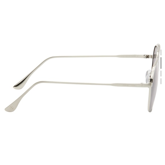 Anine Bing Highland Sunglasses in silver - Picture 2 of 9